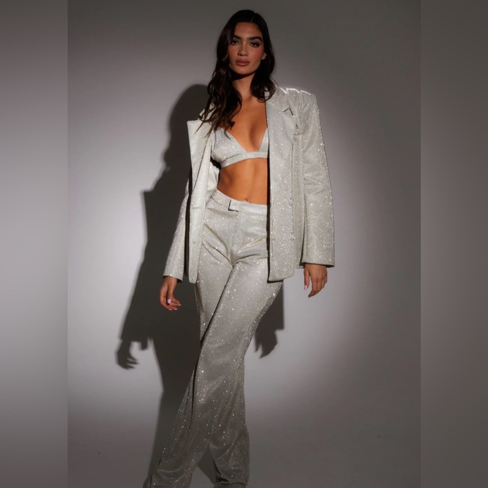 SLA The Label Gold Santorini Trousers